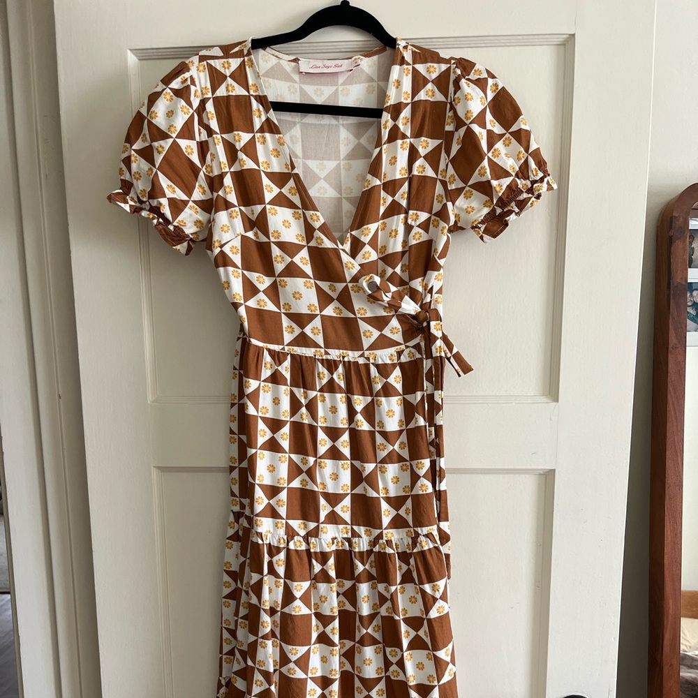 Lisa Says Gah Wrap Dress